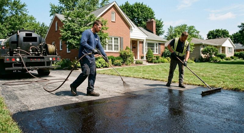 Blacktop Resealing Service